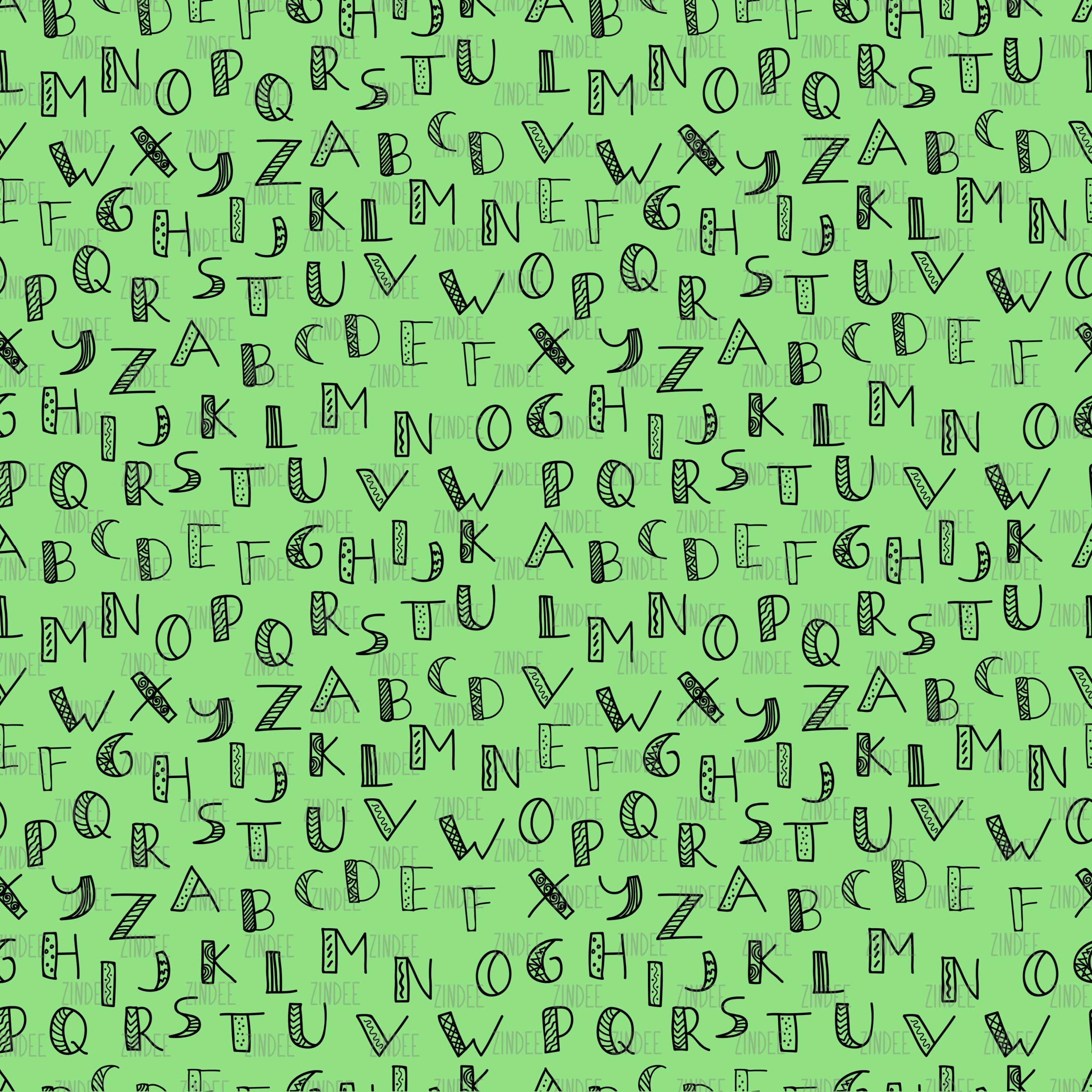 Fun Letters Green (vinyl) –